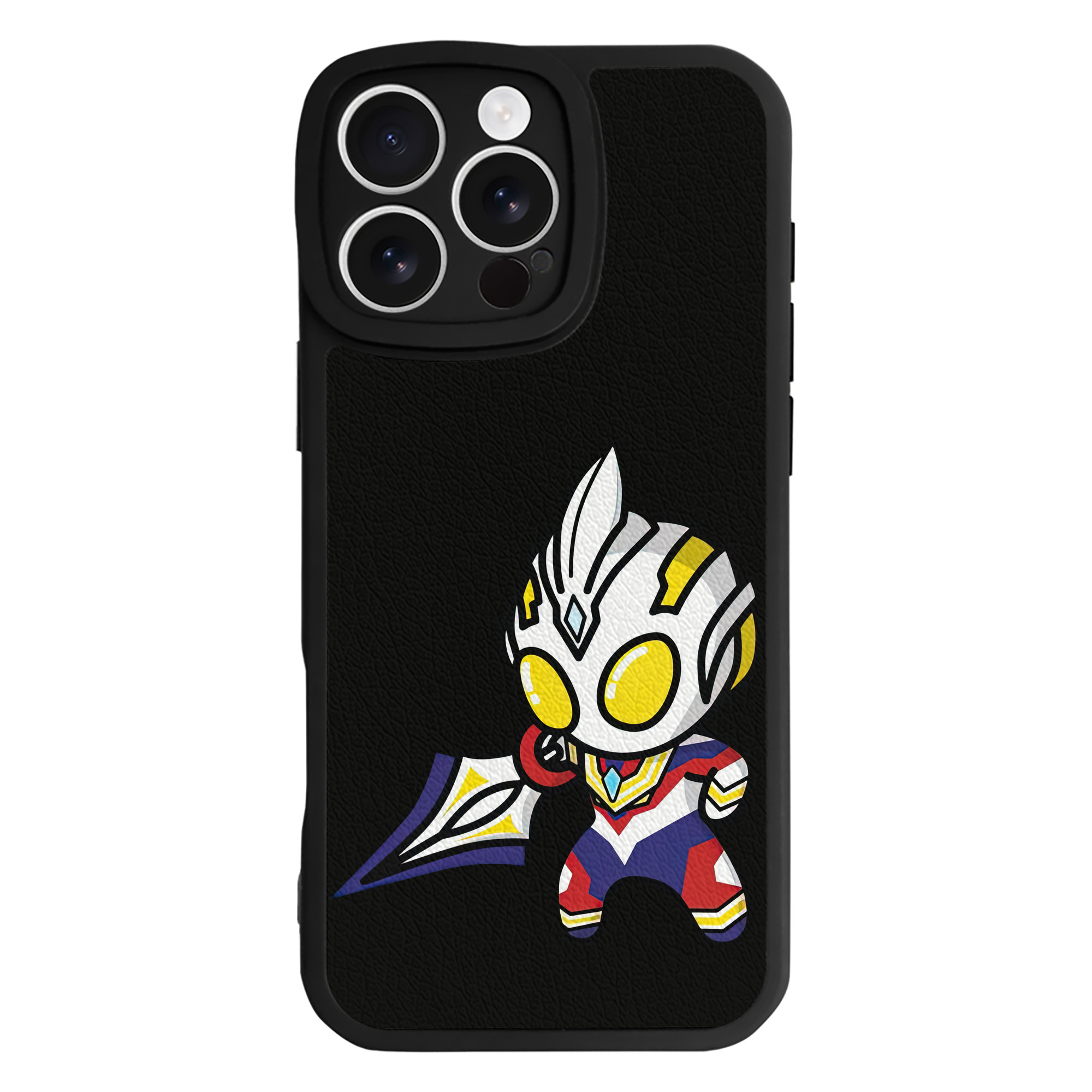 （画像用） ウルトラマン Ultraman 【iPhone 16シリーズ対応】シリコンスマホケース（レザー調） 材質：シリコン